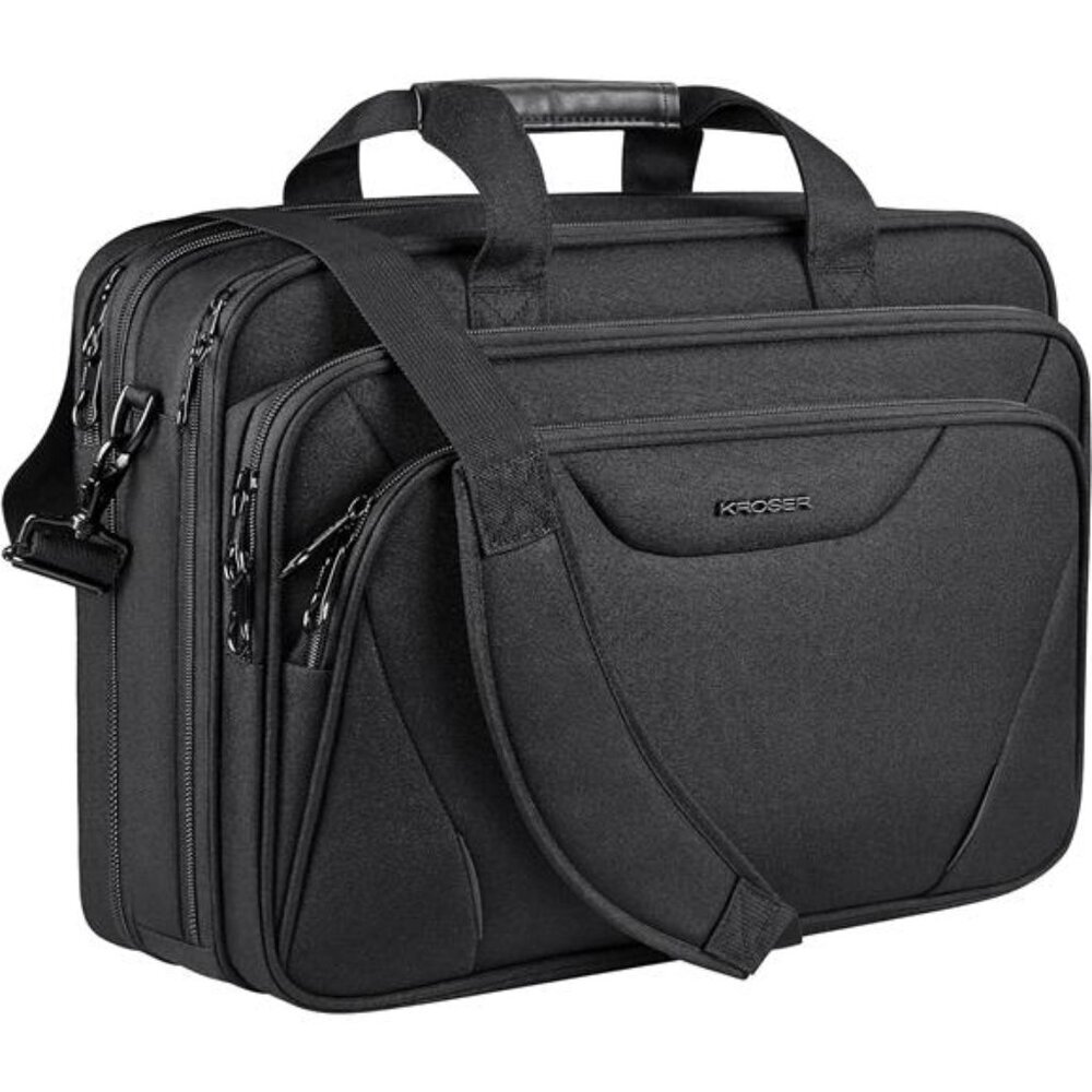 Laptop Bag Premium Computer Briefcase Fits Laptop Expandable Shoulder Messenger